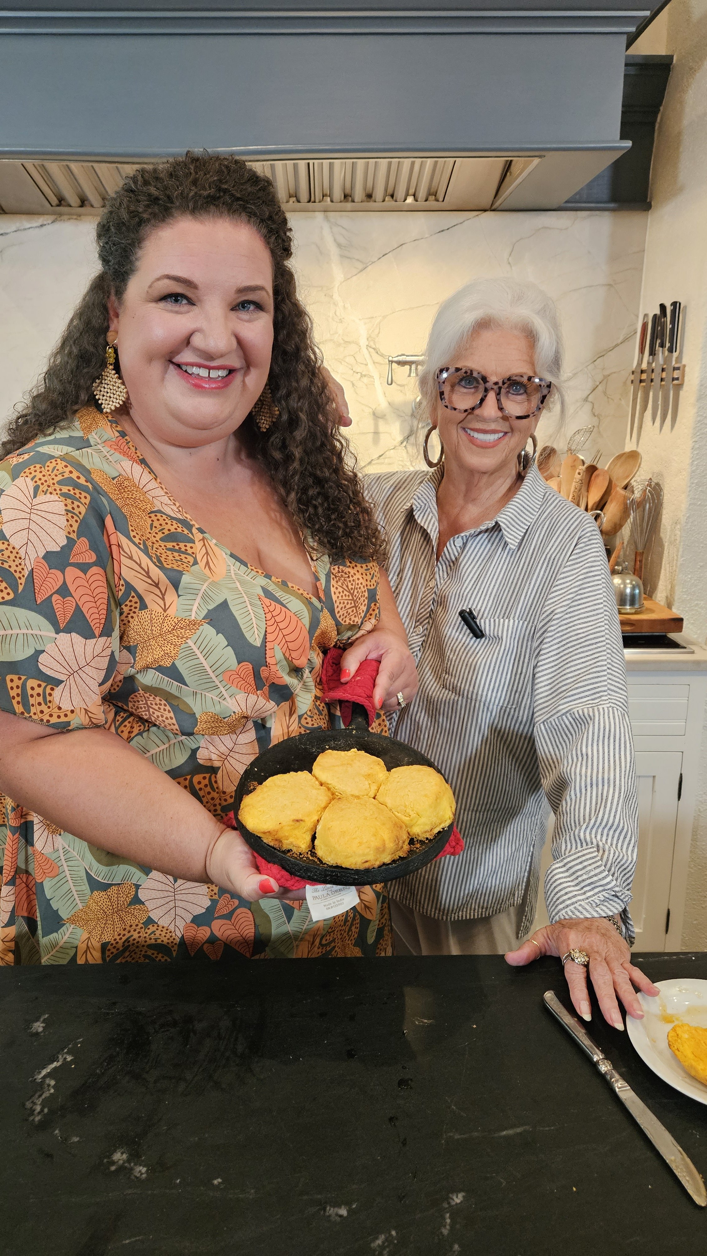 Cooking with Paula Deen + My Sweet Potato Biscuit Recipe